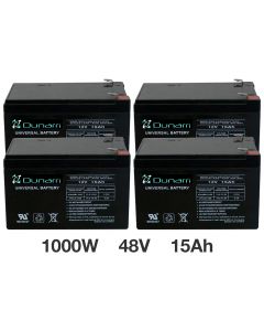 Replacement battery kit for 1000 watt coolers