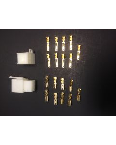 9 pin White connector used commonly on electric scooters, ebikes, and go carts