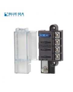Blue Sea Systems 5045 ST Blade Compact Fuse Block - 4 Circuits
