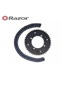 Razor Crazy Cart XL 45-Tooth Sprocket & Chain Kit (V1+)
