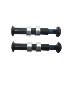 Crazy Cart Rear Axle Bolts w/Spacers - Black (Set of 2) V5