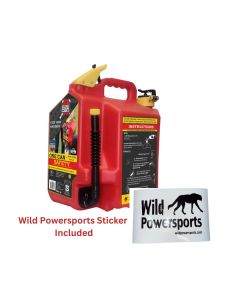 Surecan 5 Gallon Container Type II & Wild Powersports Sticker