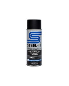 STEEL-IT Black Polyurethane 1012D (12oz Spray Can)