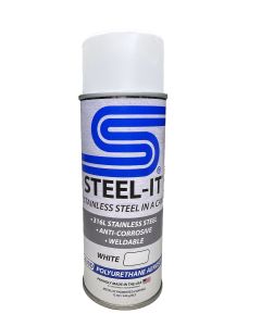 STEEL-IT White Polyurethane 1030D (12oz Spray Can)