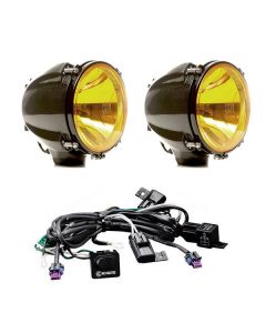 Carbon Pod – 70w Hid Amber Spread Sys (pair)