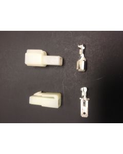 1 Pin White Battery / Motor Connector