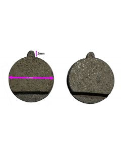 Brake pad set for Electric Scooters (Size "H")  (Measure before ordering)
