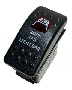 Pro Switch w/ Dual LED's (Roof LED Lightbar - Red LEDs)