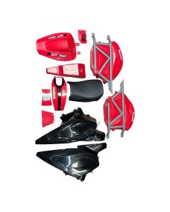 Razor RSF350 Seat w/ Body Fairing Complete - Red