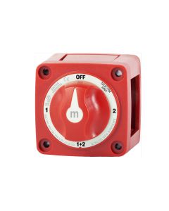 Blue Sea Systems 6007 M-Series Mini Battery Switch Selector Four Position Red