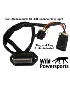 LED License Plate Light for Can-AM Maverick X3
