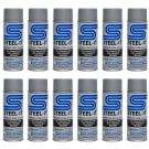 STEEL-IT Gray Polyurethane 12oz Spray Can (12 Pack)