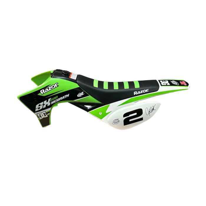 Razor SX500 Seat w Body Fairing Complete Green