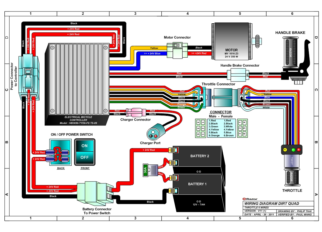 yamaha 48 volt battery charger wiring diagram