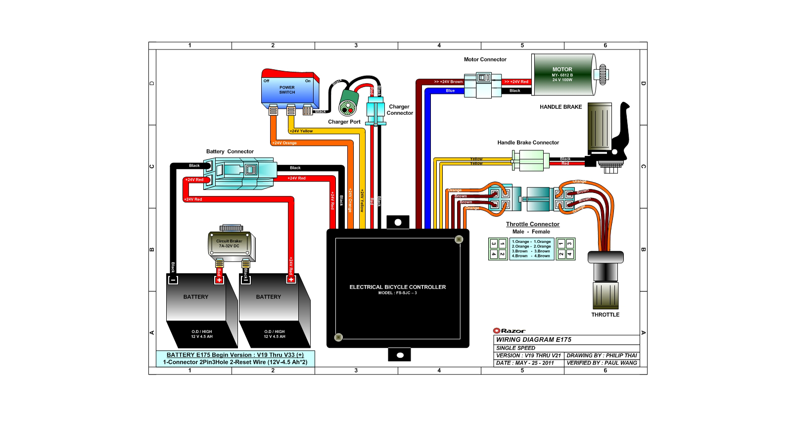 Pride Legend Scooter Wiring Diagram